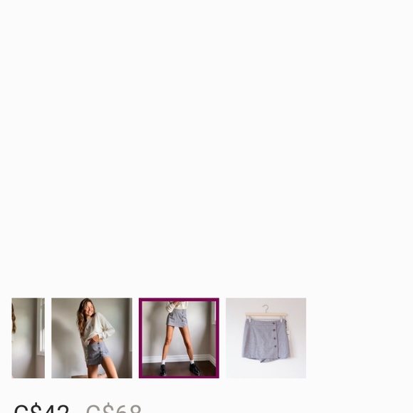 SUNDAY BEST Heather Skort - Picture 3 of 8